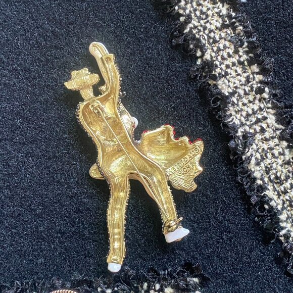 HEIDI DAUS FLAMINGO DANCE BROOCH - Picture 3 of 4